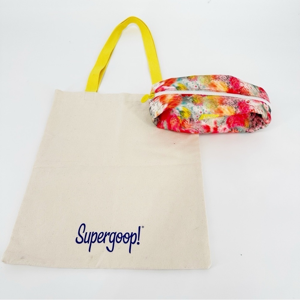 Supergoop! Canvas Tote Bag and Travel Pouch